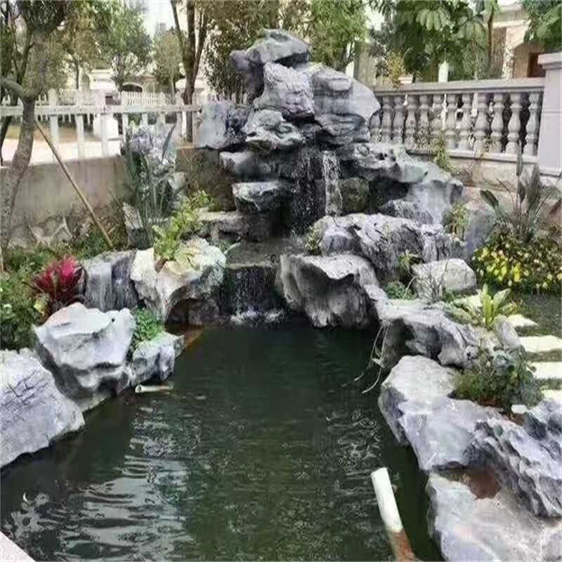 滨州庭院鱼池改造过滤