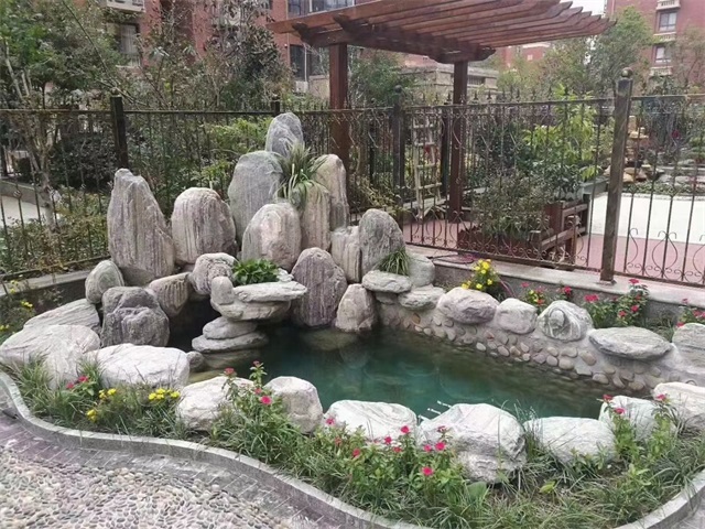 滨州家庭庭院水景设计