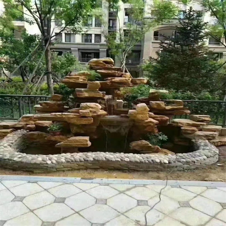 滨州庭院假山鱼池设计方案