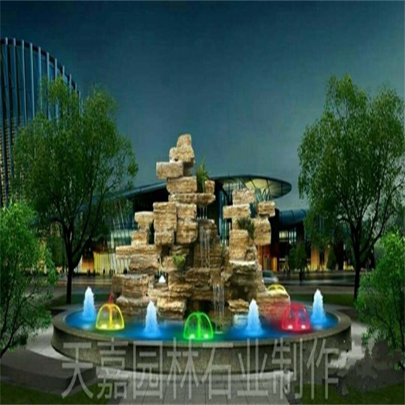 滨州水幕墙喷泉设计
